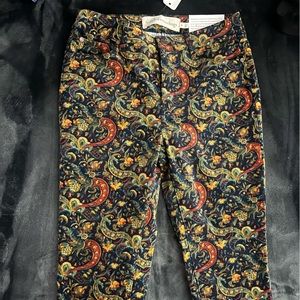 PAISLEY PRINT PANTS(BRAND NEW/NEVER WORN!!!!)